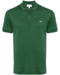 Lacoste - Logo-Patch Jersey Polo Shirt - Lyst