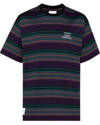 WTAPS - Striped Short-sleeve T-shirt - Lyst