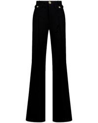 Giambattista Valli - High-waist Wool Tailored Trousers - Lyst