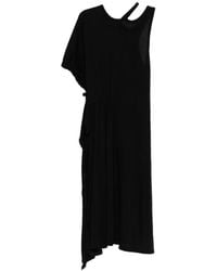 Yohji Yamamoto - Robe À Design Asymétrique - Lyst