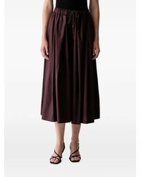 Marc O' Polo - Drawstring-Waist Pleated Midi Skirt - Lyst
