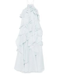 maxi dresses old navy The Occasion by Old Navy Flutter-Sleeve Keyhole Satin Maxi Dress