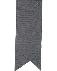 Destin - Houndstooth Wool Scarf - Lyst