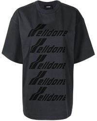 we11done - Logo-Print Cotton T-Shirt - Lyst