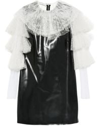 Philosophy Di Lorenzo Serafini - Lace-Trimmed Ruffled Mini Party Dress - Lyst