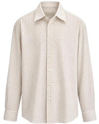 Paura - Zerin Checked Cotton Shirt - Lyst
