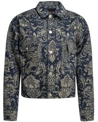 Junya Watanabe - X Levi's Damask-Pattern Denim Jacket - Lyst