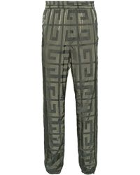 Givenchy - 4G-Motif Taffeta Trousers - Lyst
