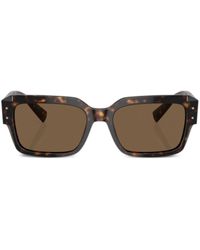 Dolce & Gabbana - Sharped Rectangle-frame Sunglasses - Lyst