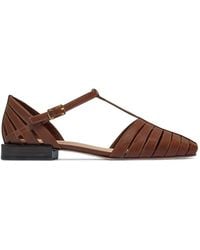 Bernardo - Brighton T-Strap Flat Pumps - Lyst