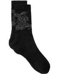 Burberry - Socken mit Ritteremblem - Lyst