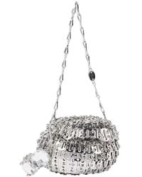 Rabanne - Rhinestone-Embellished Sphere Shoulder Bag - Lyst