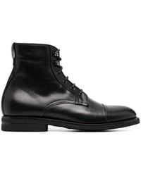 SCAROSSO - Paola Lace-Up Ankle Boots - Lyst