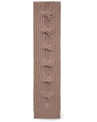 Moncler - Cable-Knit Ribbed Scarf - Lyst