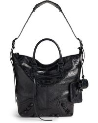 Balenciaga - Le Cagole Leather Tote Bag - Lyst