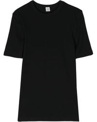 Totême - T-Shirt mit Rundhalsausschnitt - Lyst
