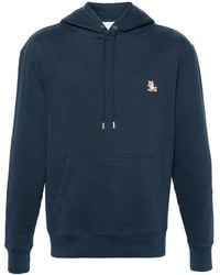 Maison Kitsuné - Chillax Patch Cotton Hoodie - Lyst