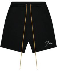 Rhude - Classique Logo-Embroidered Shorts - Lyst