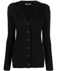 DURAZZI MILANO - V-Neck Wool Cardigan - Lyst