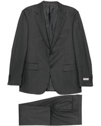 Canali - Wollen Pak Met Enkele Rij Knopen - Lyst