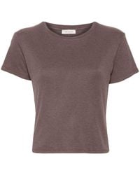 The Mannei - Short-sleeve Ribbed T-shirt - Lyst