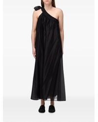 MEIMEIJ - One-Shoulder Pleated Maxi Dress - Lyst