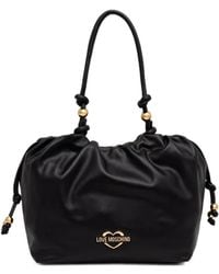 Love Moschino - Cabas Orné De Perles À Lien De Resserrage - Lyst