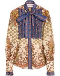 Valentino Garavani - Medaglioni Voyage Imaginaire-Print Shirt - Lyst