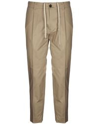 BE ABLE - Button Drawstring Trousers - Lyst