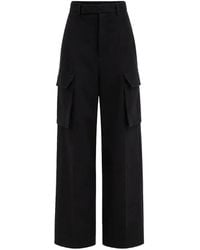 Rick Owens - Cargo-Pocket High-Waisted Trousers - Lyst