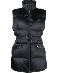 Tommy Hilfiger - Gefütterte Weste Mit Logo-Patch - Lyst