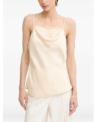 Twinset - Lace-Trim Cowl-Neck Top - Lyst