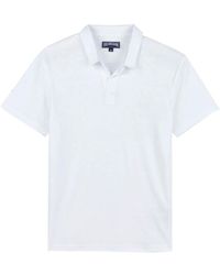 Vilebrequin - Pyramid Linen Polo Shirt - Lyst