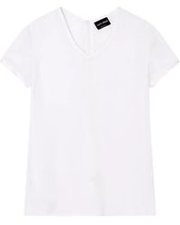 Giorgio Armani - V-Neck T-Shirt - Lyst