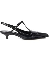 Miu Miu - Slingback-Pumps Mit Budapestermuster 35Mm - Lyst