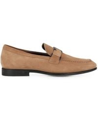 Tod's - T Timeless Suede Loafers - Lyst
