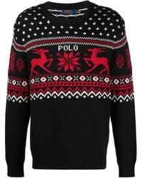 Polo Ralph Lauren - Fair-isle Intarsia-knit Jumper - Lyst