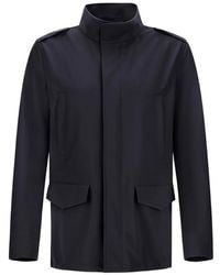 Herno - Chaqueta Militar Con Charreteras - Lyst