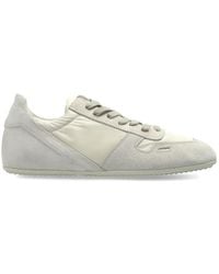 Rick Owens - Lace-Up Panelled Sneakers - Lyst