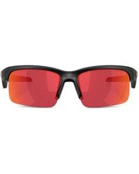 Oakley - Thinlink Half-Rim Rectangle-Frame Sunglasses - Lyst