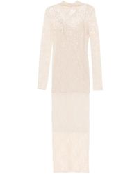 Patrizia Pepe - Langärmeliges Kleid mit Pailletten - Lyst