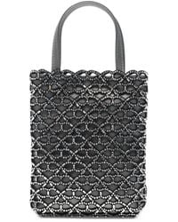 Anya Hindmarch - Crystal-Embellished Scalloped-Edge Mini Bag - Lyst