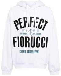 Fiorucci - Perfect -print Cotton Hoodie - Lyst