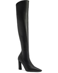 Giuseppe Zanotti - Square-Toe Knee-High Boots - Lyst