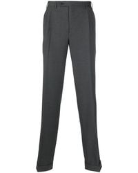 Canali - Straight-Leg Wool Tailored Trousers - Lyst