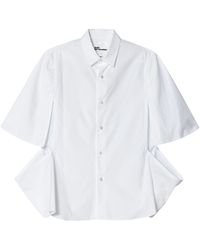 Noir Kei Ninomiya - Double-sleeve Cotton Shirt - Lyst