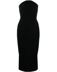 KHAITE - Abito nero a coste - Lyst