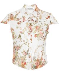 Our Legacy - Daisy Cotton Cropped Shirt - Lyst