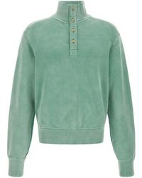 Entire studios - Buttoned High-Neck Sweater - Lyst