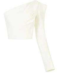 Maticevski - One-shoulder Crop Top - Lyst